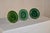 Late 19th Century Set of 3 English Green Majolica Leaf Plates For Sale - Image 5 of 6