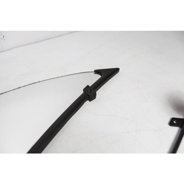 Coat Hanger and Asymmetrical Mirror, 1960s, Set of 3 For Sale - Image 4 of 16