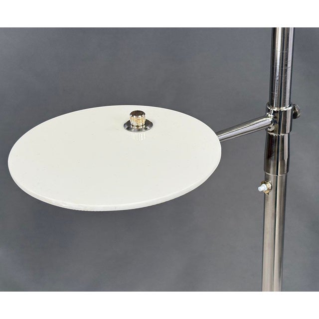 Bauhaus Bauhaus Chrome Floor Lamp with Marble, 1930s For Sale - Image 3 of 8