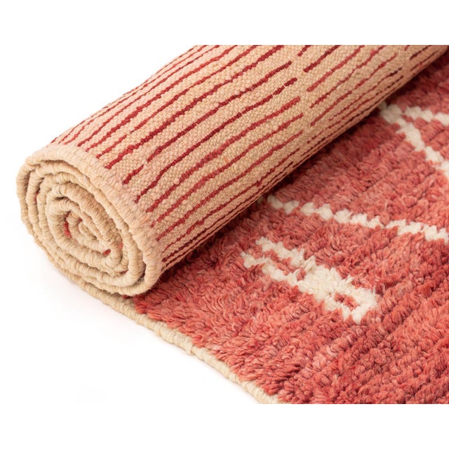 Hand-Knotted Wool Premium Rug by Azele Studio For Sale - Image 6 of 10