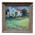 Framed Vintage Oil Painting of California Mission Landscape, Signed For Sale