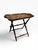 1930s English Oak Butler’s Tray Table With Turned Folding Base For Sale - Image 4 of 11