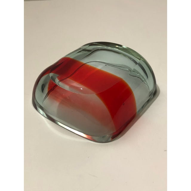 Mid 20th Century Murano Sommerso Alexandrite Glass Geode Bowl For Sale - Image 9 of 14