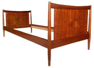 Mid-Century Danish Teak Bed, 1960s