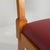 Wood Mid-Century Modern Italian Wooden Chairs with Burgundy Sky, 1940s, Set of 6 For Sale - Image 7 of 15