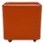 Orange Dime Side Table on Wheels by Marcello Siard for Longato, 1970s For Sale