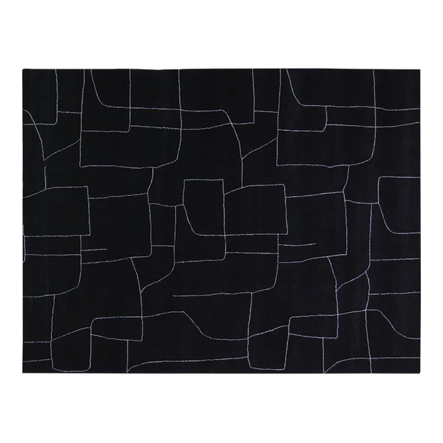 New Moroccan Professional Hand Knotted Wool Rug, 10x14'3 For Sale