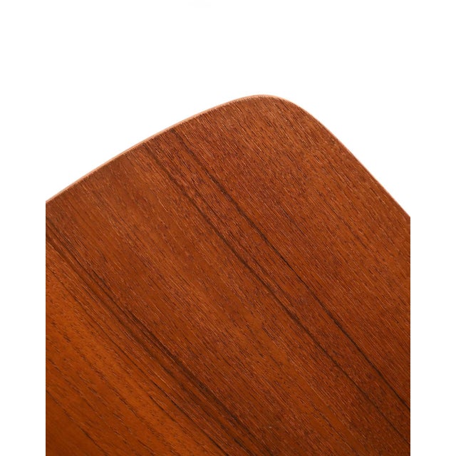 Scandinavian Teak Bedside Table, 1960s For Sale - Image 6 of 10