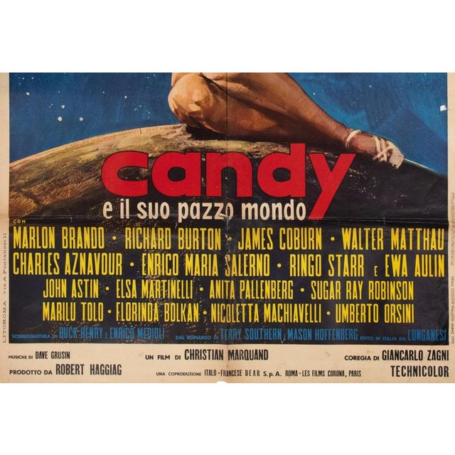 Candy e il suo Pazzo Mondo Film Poster, Italy, 1968 For Sale - Image 4 of 5