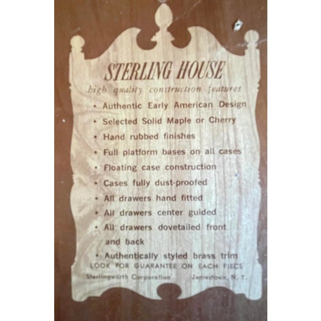 Sterling House Solid Cherry Long Dresser and Mirror For Sale In Buffalo - Image 6 of 11