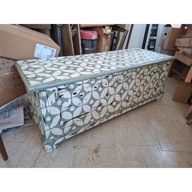 Wood Vintage Andalusian Wooden Chest, 1960 For Sale - Image 7 of 17