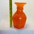 Mid-Century Tangerine Hand-Blown Murano Glass Vases - a Pair For Sale In Los Angeles - Image 6 of 12