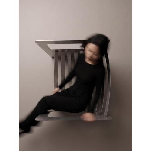 Nerve Armchair in Stainless Steel by Metalmorphosis Studio For Sale - Image 12 of 13