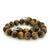 1990s David Yurman Authentic Estate Tiger Eye Prayer Bead Bracelet 8" Silver For Sale In New York - Image 6 of 7