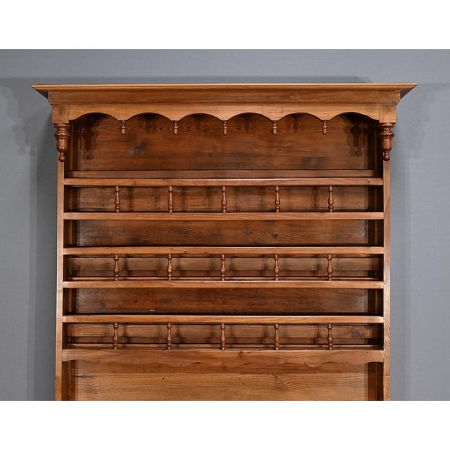 Mid 19th Century Louis XV Buffet Dresser in Blond Cherry For Sale - Image 5 of 18