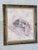 Vintage Floral Hat Wall Art Signed Cooper Textured Mixed Media Framed Artwork For Sale - Image 4 of 11