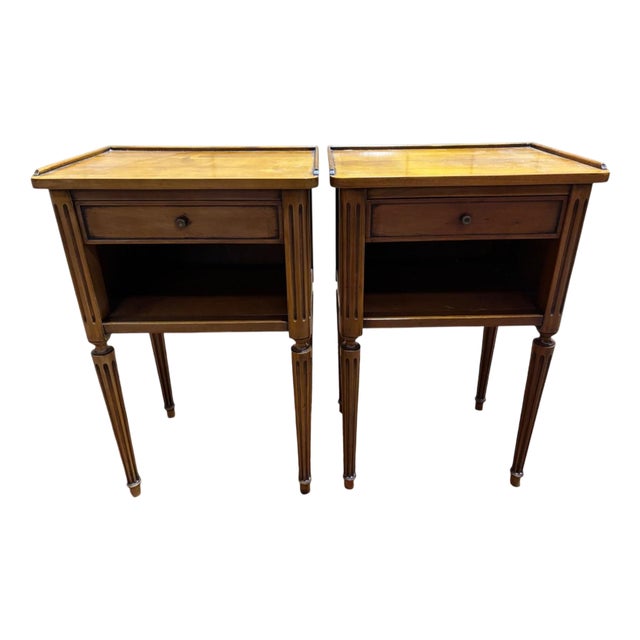 Louis XVI Bedside Tables, Set of 2 For Sale