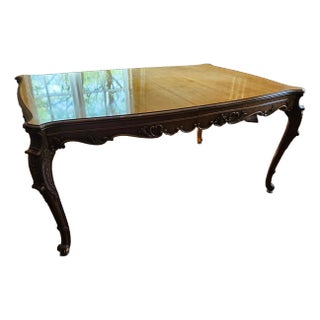 Antique Louis XV Italian Dining Room Banquet Table Walnut For Sale