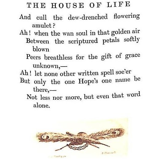 "The House of Life" 1912 Rossetti, d.g. For Sale - Image 10 of 12