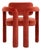 Double Arch Dining Chair in Cotton Velvet from Insidherland For Sale