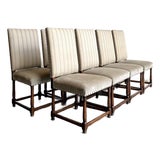 Vintage Dennis and Leen Jacobean Dining Chairs - Set of 8 For Sale