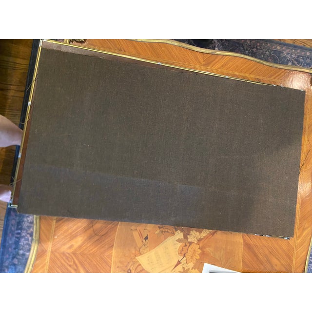 Vintage Post Modern Brass and Beveled Glass Mirror For Sale - Image 9 of 9