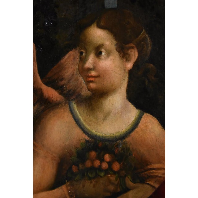 School of Antonio Allegri / Il Correggio, Madonna and Child, 1580, Oil on Board For Sale - Image 9 of 18