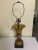 Mustard Vintage Traditional Toleware Table Lamp For Sale - Image 8 of 8