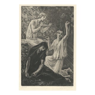 Raphaël Drouart, The Fates, 1920s, Etching For Sale