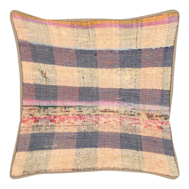 1960s Turkish Rag Pillow For Sale