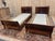 Empire Style Mahogany Twin Beds, Set of 2 For Sale - Image 6 of 9