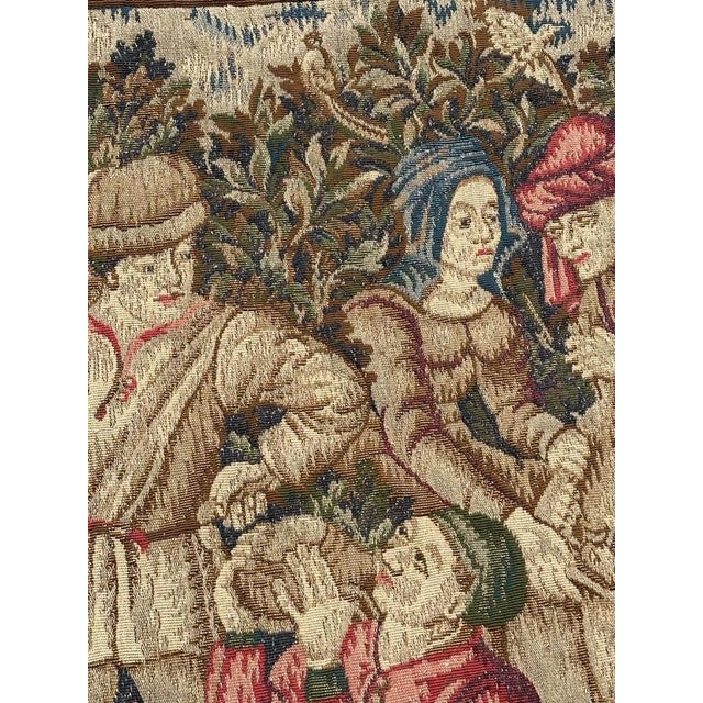 Aubusson Style Jacquard Tapestry, 1960s For Sale - Image 11 of 18