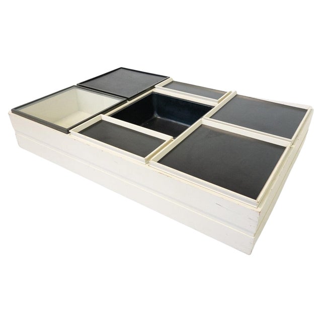 Mid-Century Modern Coffee Table attributed to Carlo Hauner for Forma Italy, 1960s For Sale