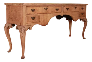 Bleached Walnut Dresser Base