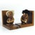Wood Wood Optymist & Pesymist Hans Bolling Bookends, 1960s, Set of 2 For Sale - Image 7 of 10