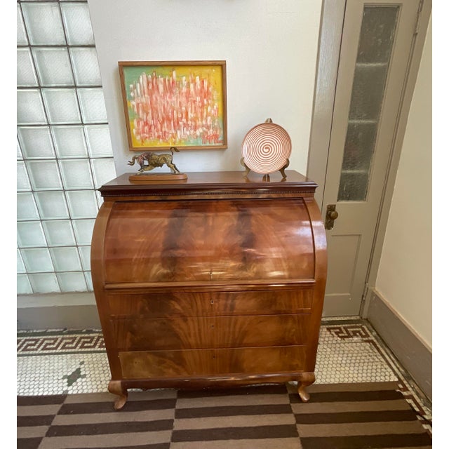 Early 20th Century Swedish Biedermeier Style Secretary Chest For Sale - Image 16 of 18