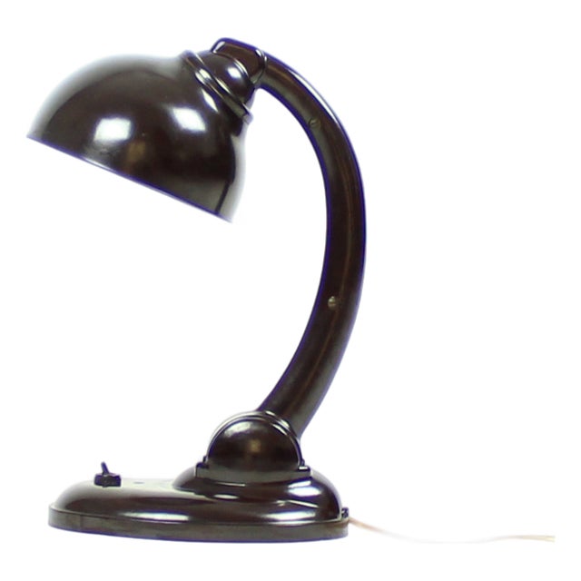 Bakelite Table Lamp by Eric Kirkman Cole, 1930s For Sale