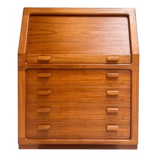 Teak Secretary from Dyrlund, 1960s For Sale