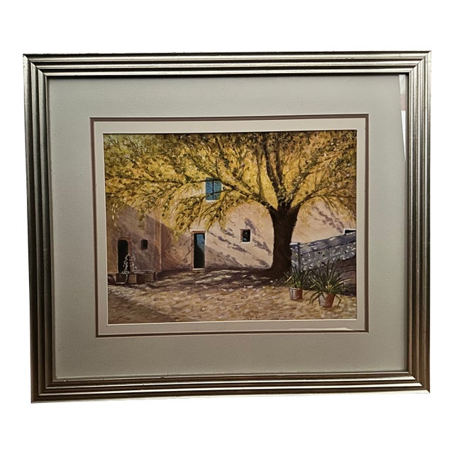 “Fall Light” 20th Century Watercolor Artist Unknown For Sale