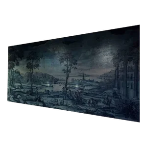 19th Century Panoramic French Pastoral Oil Painting