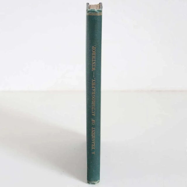 Paper Late 19th Century Reminiscences of Foreign Travel by Robert C. Winthrop Signed First Edition Book For Sale - Image 7 of 8