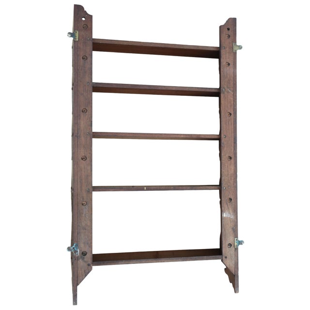 Antique Mahogany Wall Shelves, 1800s For Sale - Image 6 of 7