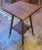 Mid 19th Century 19th C American Tiger Oak Side Table With Claw and Rock Crystal Feet For Sale - Image 5 of 11