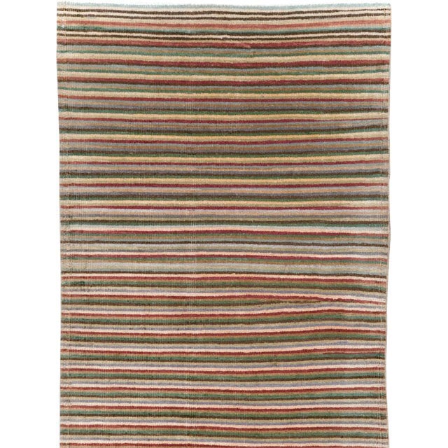 Mid-Century Modern Galerie Shabab Collection Mid-20th Century Turkish Anatolian Long Runner For Sale - Image 3 of 10