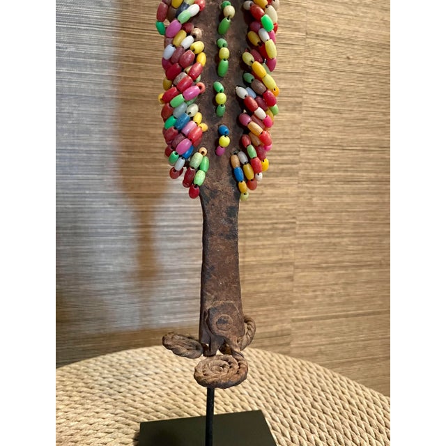 African African Multi-Colored Currency Wands- a Pair For Sale - Image 3 of 4