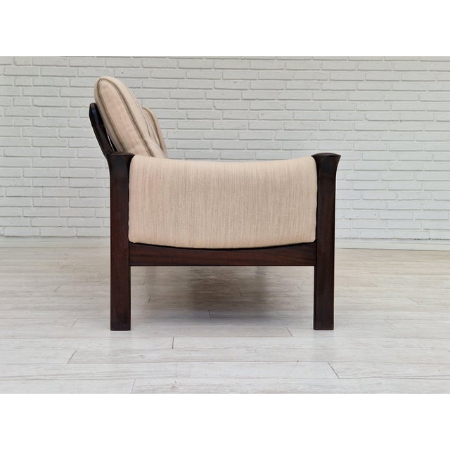 Mid-Century Modern Vintage Danish Three-Seater Sofa in Wool by Arne Vodder for Cado, 1970s For Sale - Image 3 of 18