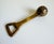 Mid-Century Modern Vintage Brass Golf Ball Bottle Opener For Sale - Image 3 of 6