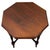 A charming and unusually shaped 20th-century mahogany side table, combining traditional styling, elegant proportions and...