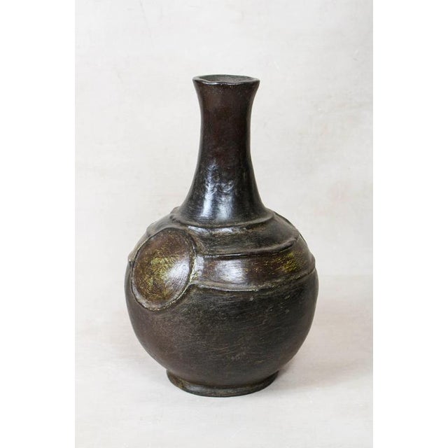 African Mangbetu Clay Vase For Sale - Image 3 of 5