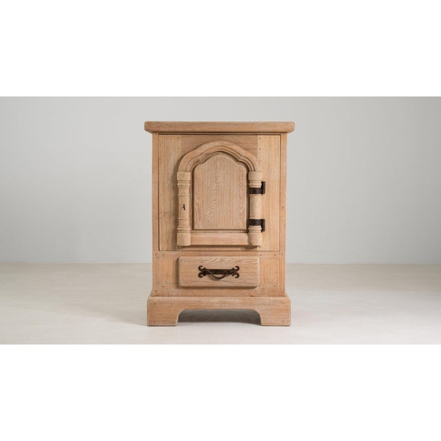 Antique White 19th Century France Antique White Wood Storage Cabinets & Cupboards For Sale - Image 8 of 10